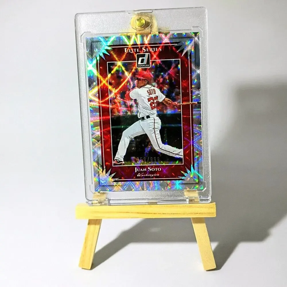 Juan Soto #ES5 2019 Panini Donruss Prizm Vector Refractor SP 759/999 - Picture 7 of 11